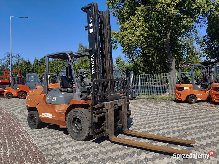 Wózek widłowy Toyota 025FDA50 5 ton duplex 5 m małopolskie Kęty sprzedam