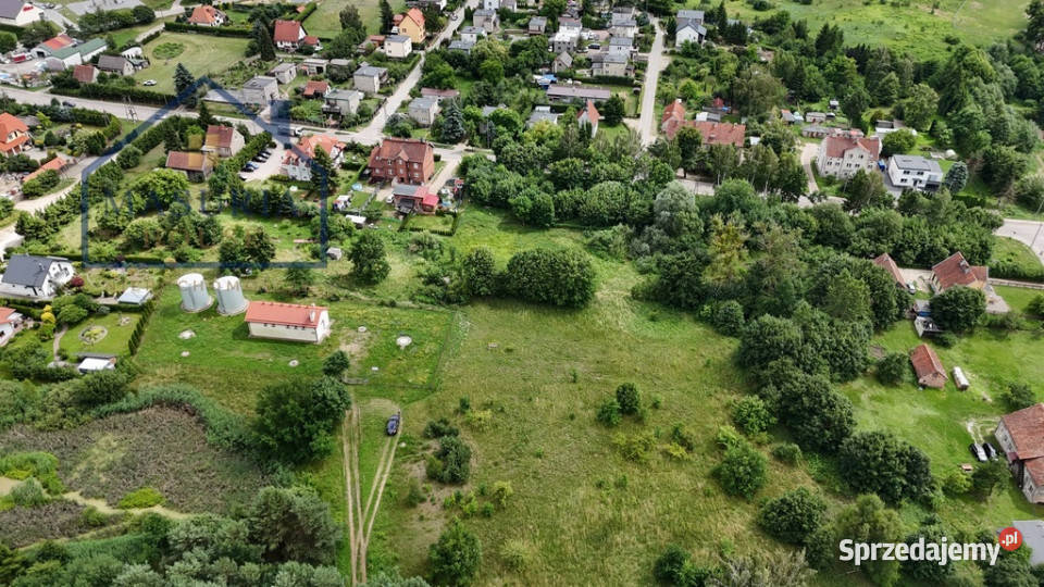 Działka budowlana mieszkaniowousługowa warmińsko-mazurskie Miłomłyn