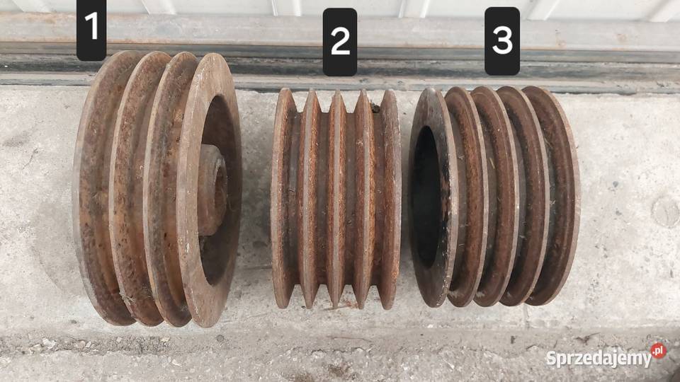 Koła pasowe 3x17 4x17 196mm 166mm vicon deutz Wartkowice