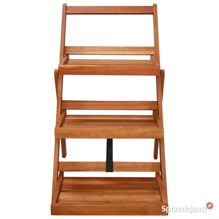 Stojak na rośliny 3poziomy 50x63x80 lite drewno Warszawa