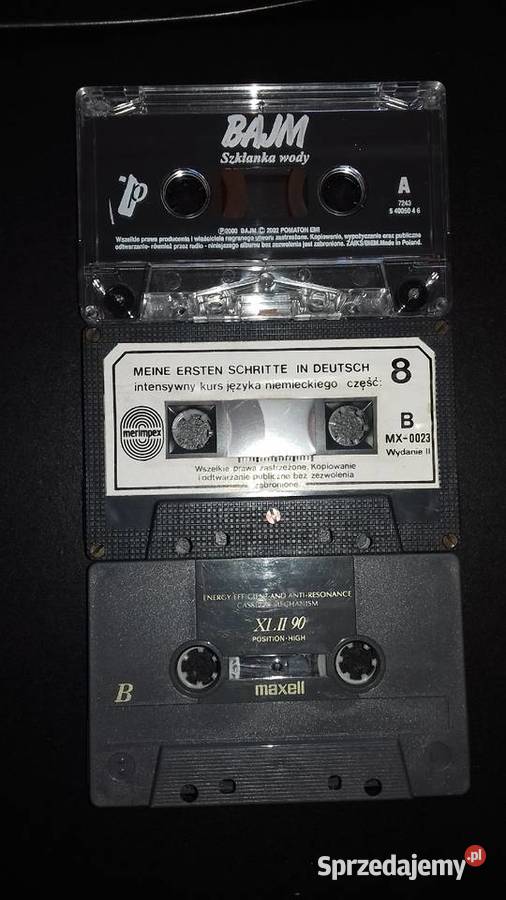 Kasety magnetofonowe 3 sztuki kaseta Kołobrzeg