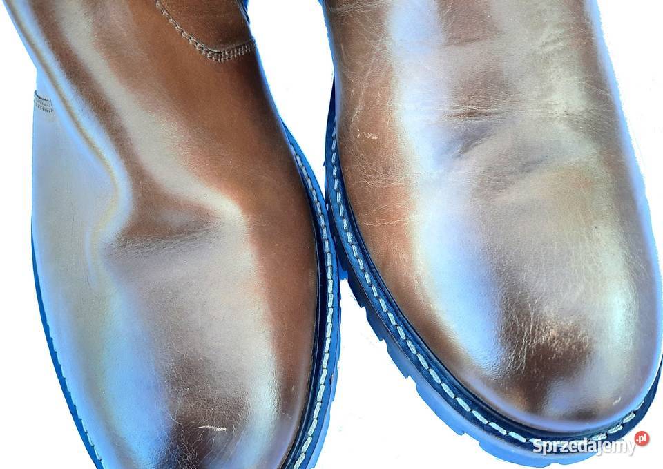 44 Buty męskie zimowe Jacamo skórzane brązowe 29 Gaszowice sprzedam