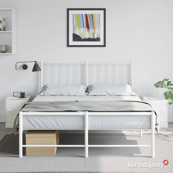 Szafki nocne 2 białe 345x39x44 stal WM841618 Warszawa