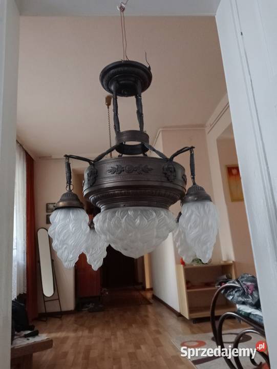 Żyrandol 4ro ramienny śląskie Bytom sprzedam