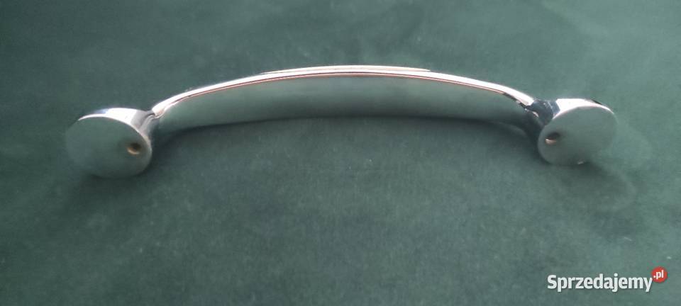 Uchwyt meblowy chrom z porcelaną 20 Uchwyty Rejowiec Fabryczny