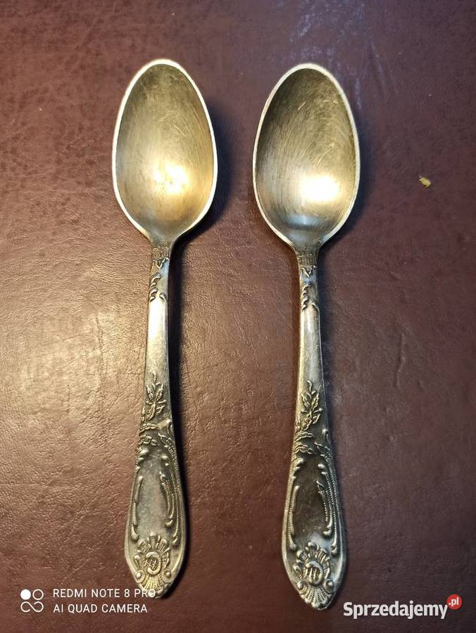 posrebrzane sztućce CCCP 21 Gniezno