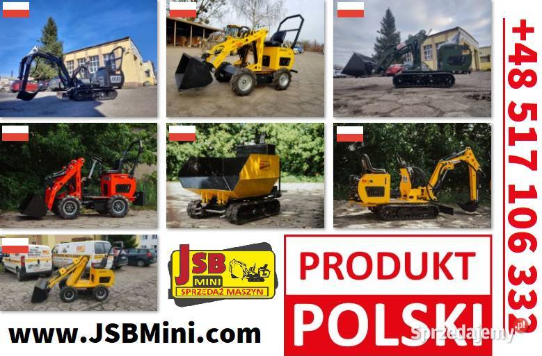 Mini Koparka Ładowarka Wozidło ROLNICZE NOWE kujawsko-pomorskie