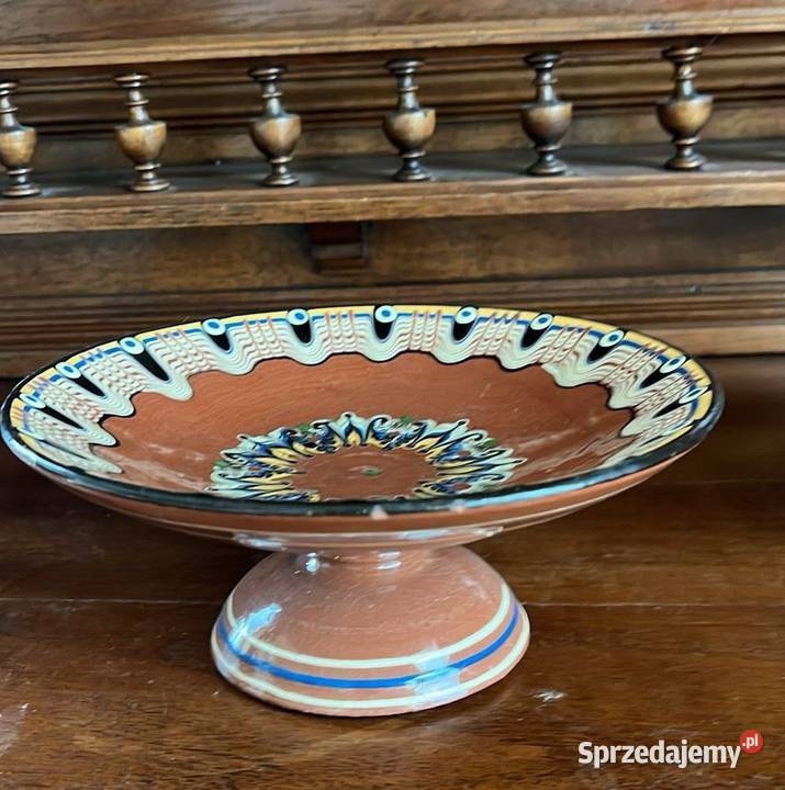 Patera na nodze Ceramiczna Z czasów PRL Z pomorskie