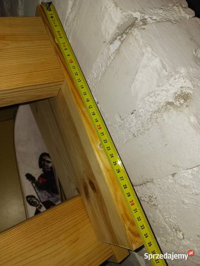 Łóżko drewniane rama ze stelażem materac FDM mazowieckie Otwock