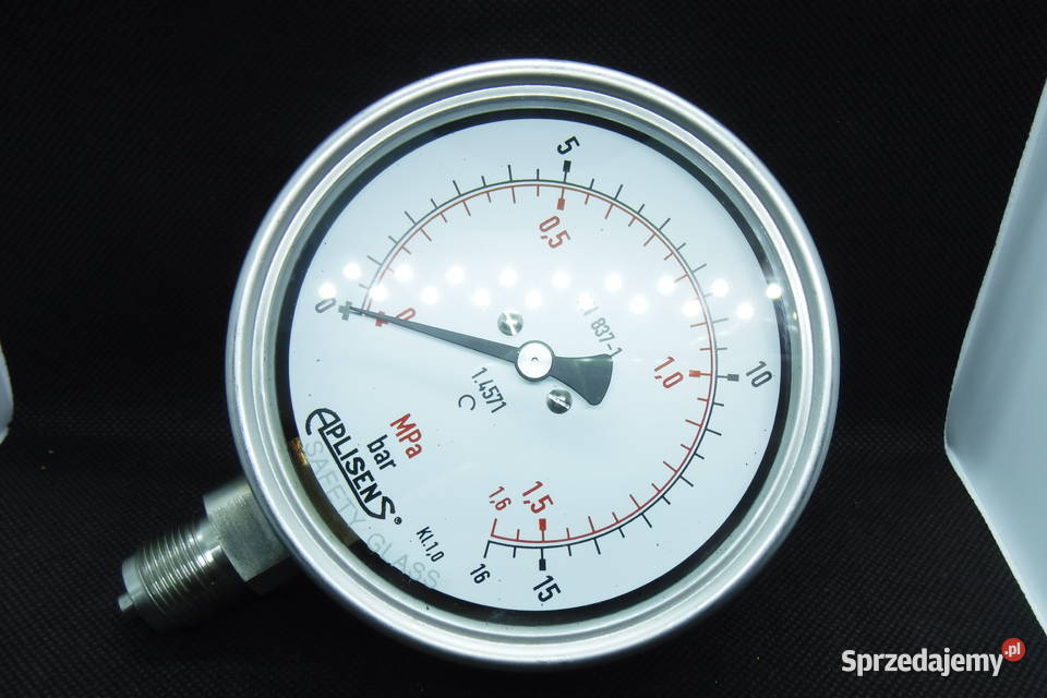 016 bar manometr Aplisens kwasowy fi 100mm 16MPa Otwock