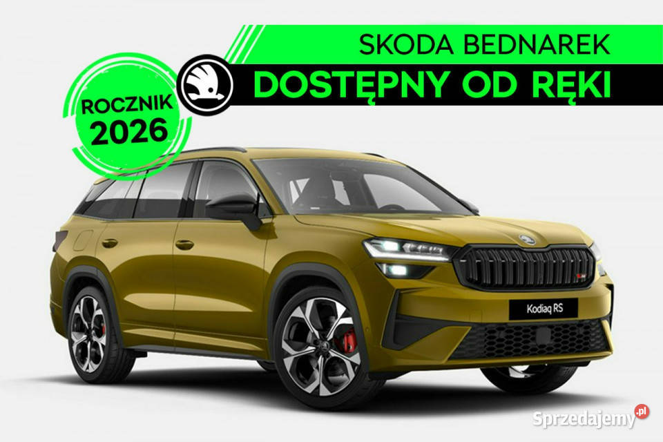 koda Kodiaq RS 20 TSI 265 DSG 4x4 II 2024 Łódź sprzedam