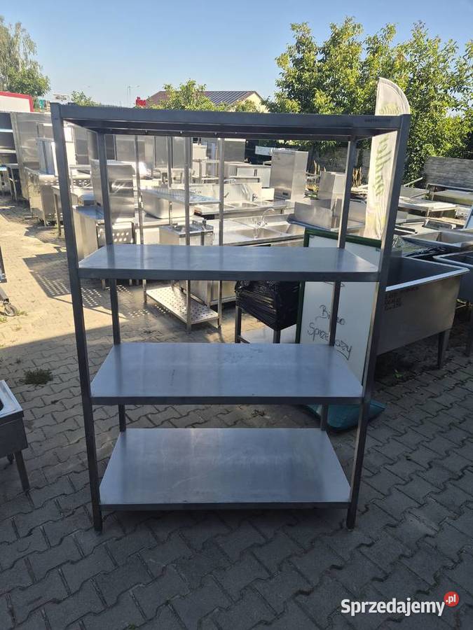 Solidny Regał Gastronomiczny Stal Nierdzewna 4 Gastronomia Ostrów Wielkopolski