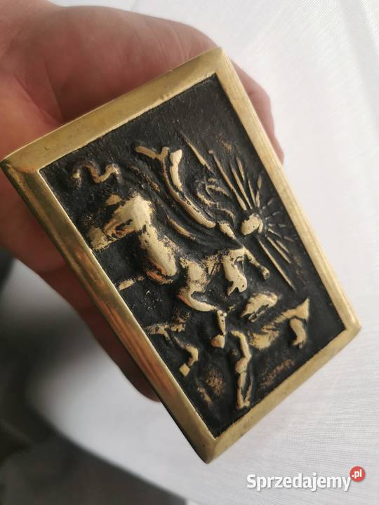 Solidna mosiężna szkatułka 816 g szkatuła na Antyki