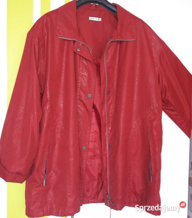 XL Ciemnoczerwona przejściowa kurtka Remain Rozmiar 50 Gliwice