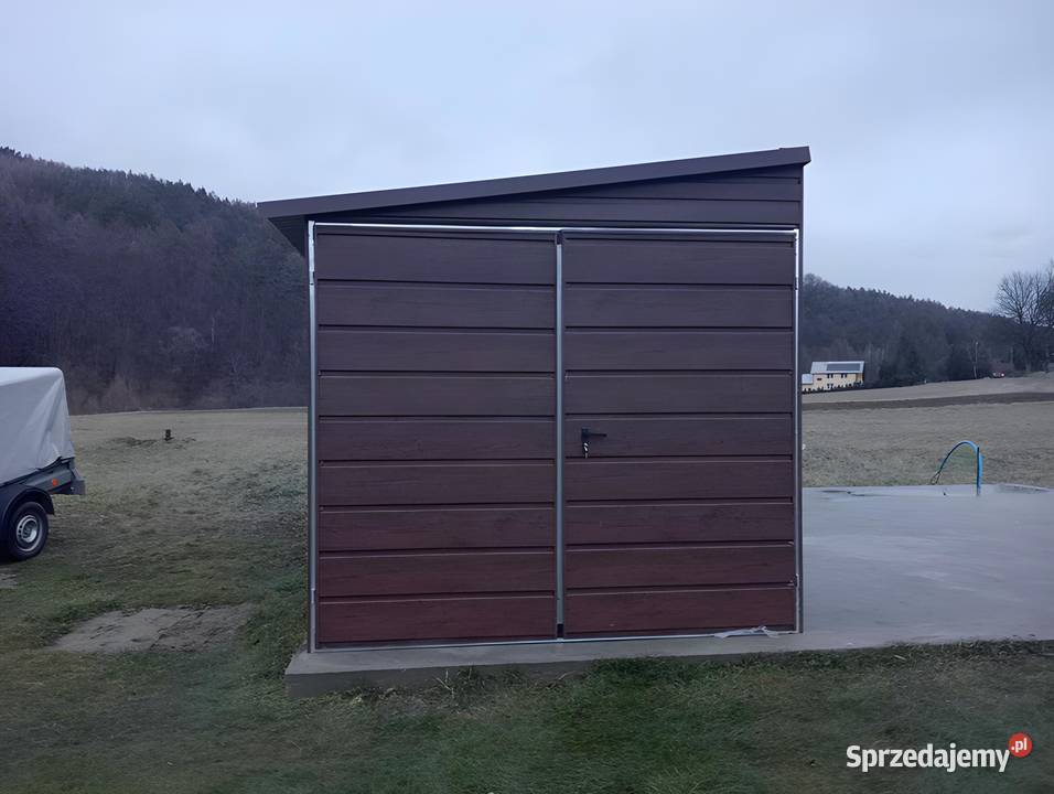 Garaż Blaszany Blaszak spad na bok 3x5 sprzedam