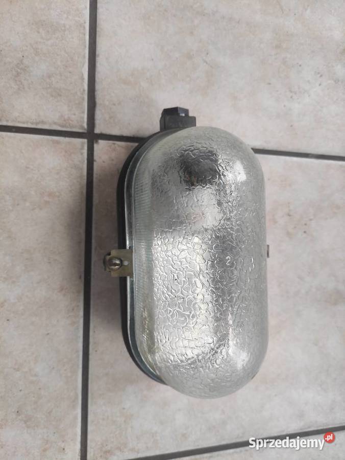 Lampa kanałowa porcelanowa loft retro CCCP Koronowo