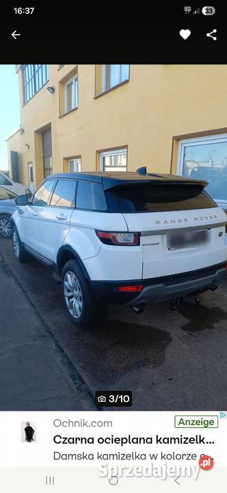 Range Rover Evoque 2017 4x4 Lwówek Śląski