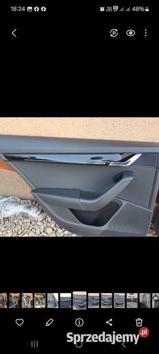 Boczki ambientie skoda octavia 3 sedan Tapicerki samochodowe Wrocław