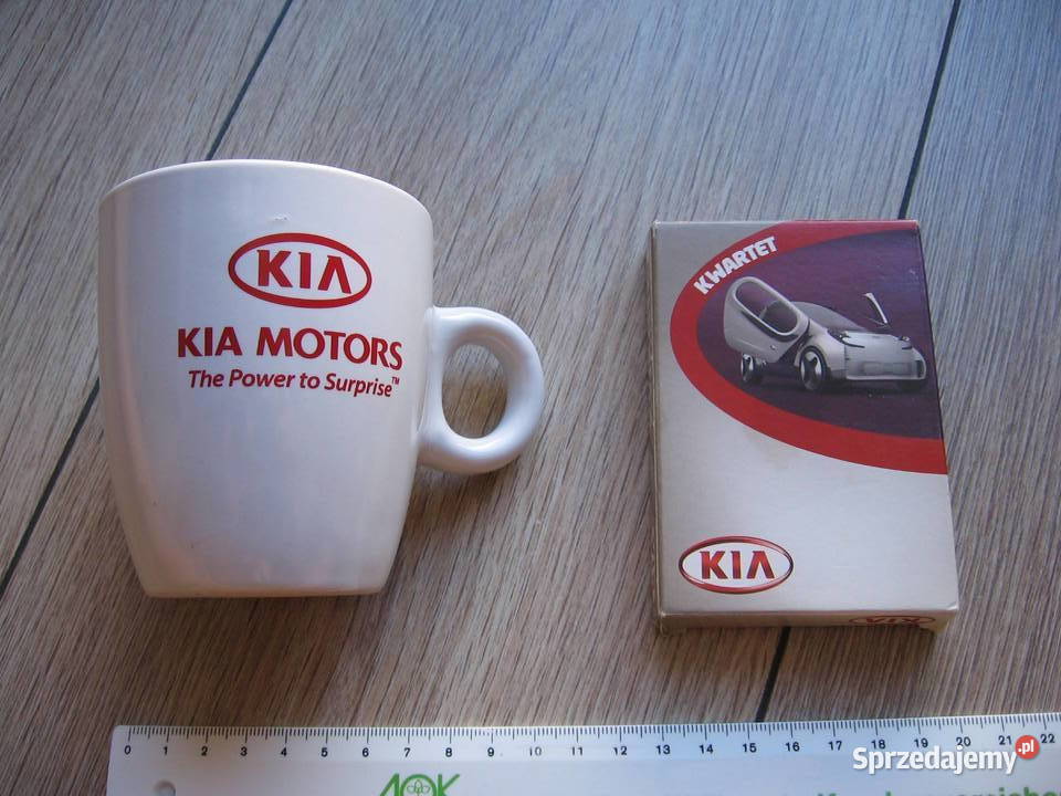 KIA Motors kubek garnuszek ceramika karty Przemyśl
