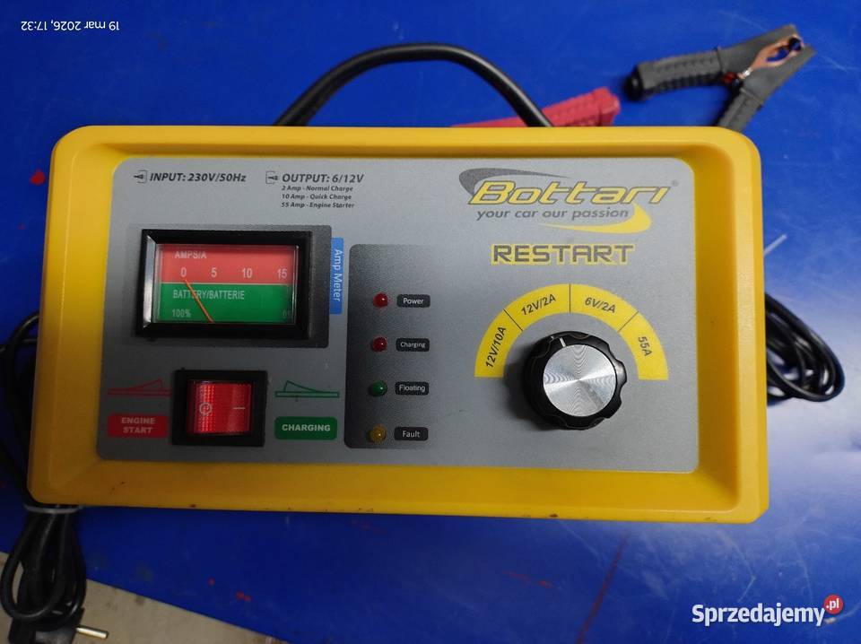 Prostownik ładowarka akumulatora 12v 6v z Urządzenia rozruchowe (boostery) Jasło