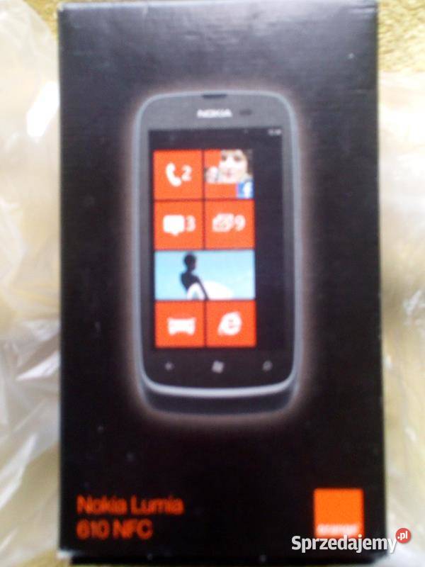 PUDEŁKO TELEFONU NOKIA LUMIA 610 NFC Warszawa sprzedam