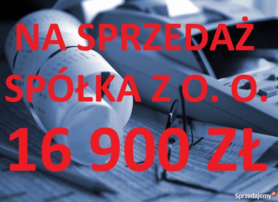 SPÓŁKA Z OO 5letnia CZYSTA na sprzedaż POZNAŃ Warszawa