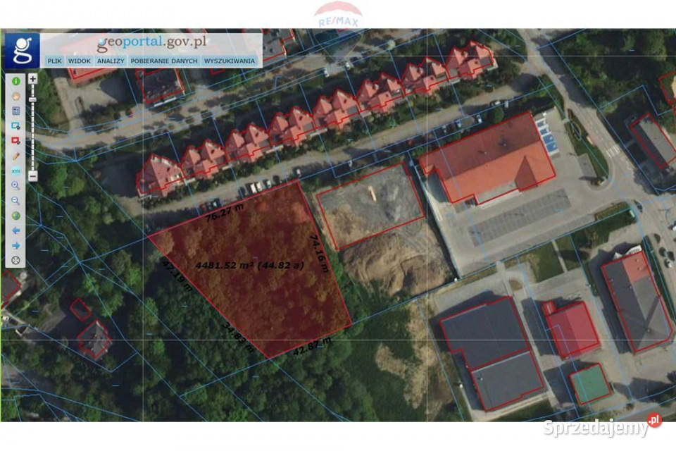 Działka komercyjna zabudowa mieszkaniowausługowa Ustroń