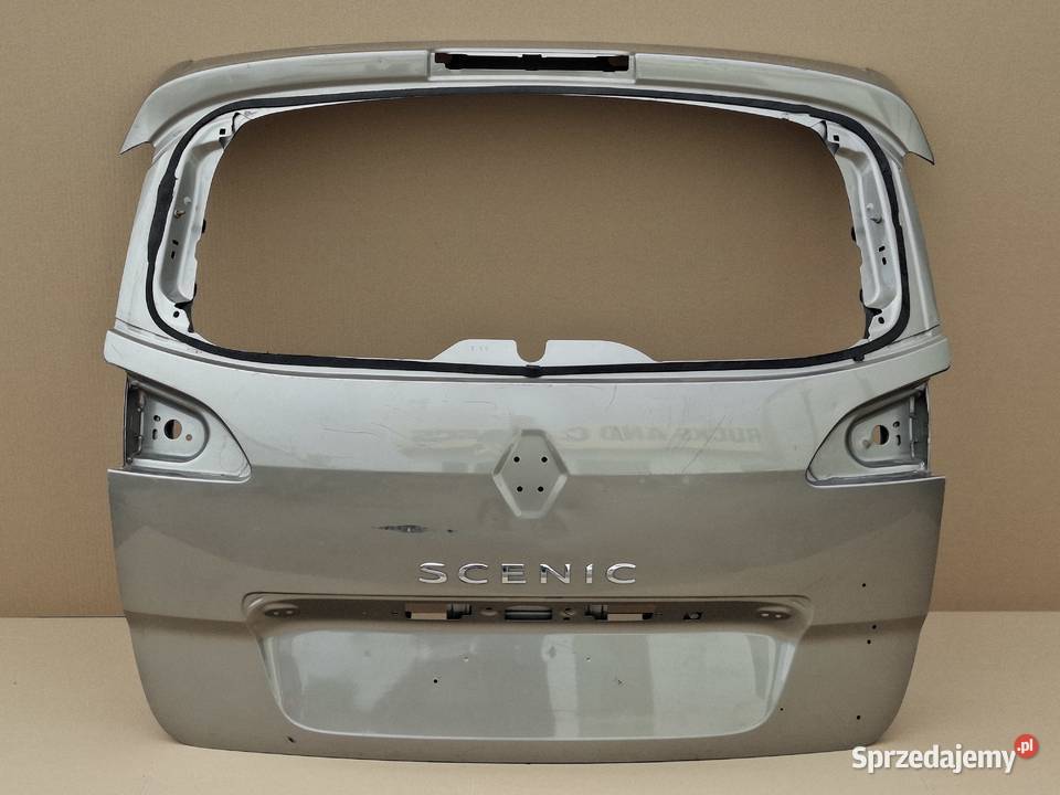 RENAULT SCENIC 3 III KLAPA BAGAŻNIKA TYŁ Bieleń