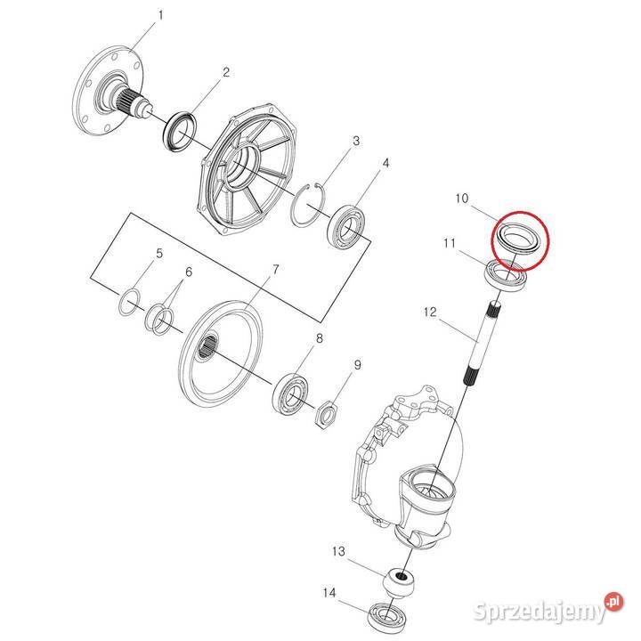 Uszczelniacz kasetowy 57 x 80 x 851650 mm LS