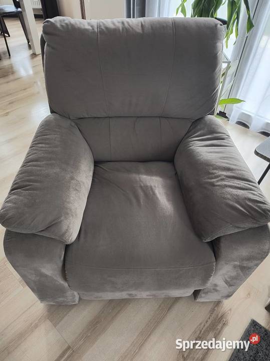 wypoczynek 2 fotele i kanapa z funkcją relax Rurzyca