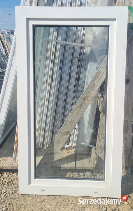 OKNA KacprzaK OKNO PCV 78x139Używane Plastikowe