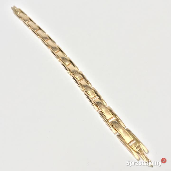 Złota BRANSOLETKA damska 14K MASYWNA cudowna Warszawa