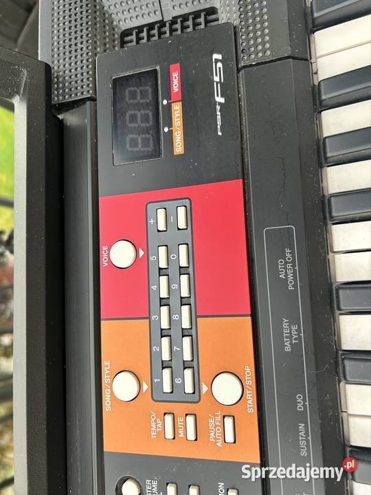 Keyboard Yamaha f51 stojak