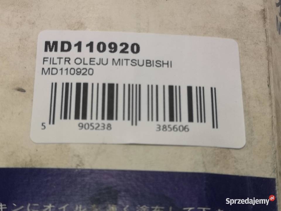 FILTR OLEJU MITSUBISHI GALANT VIII 20 TDI