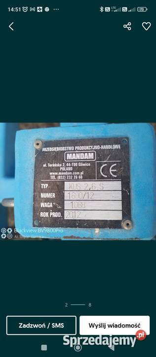 Mandam Wysokie Mazowieckie sprzedam