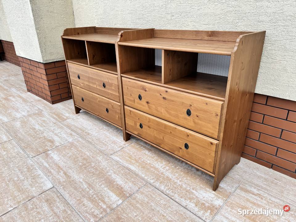 Szafka Leksvik rtv Ikea biblioteczka drewniana Komody Warszawa