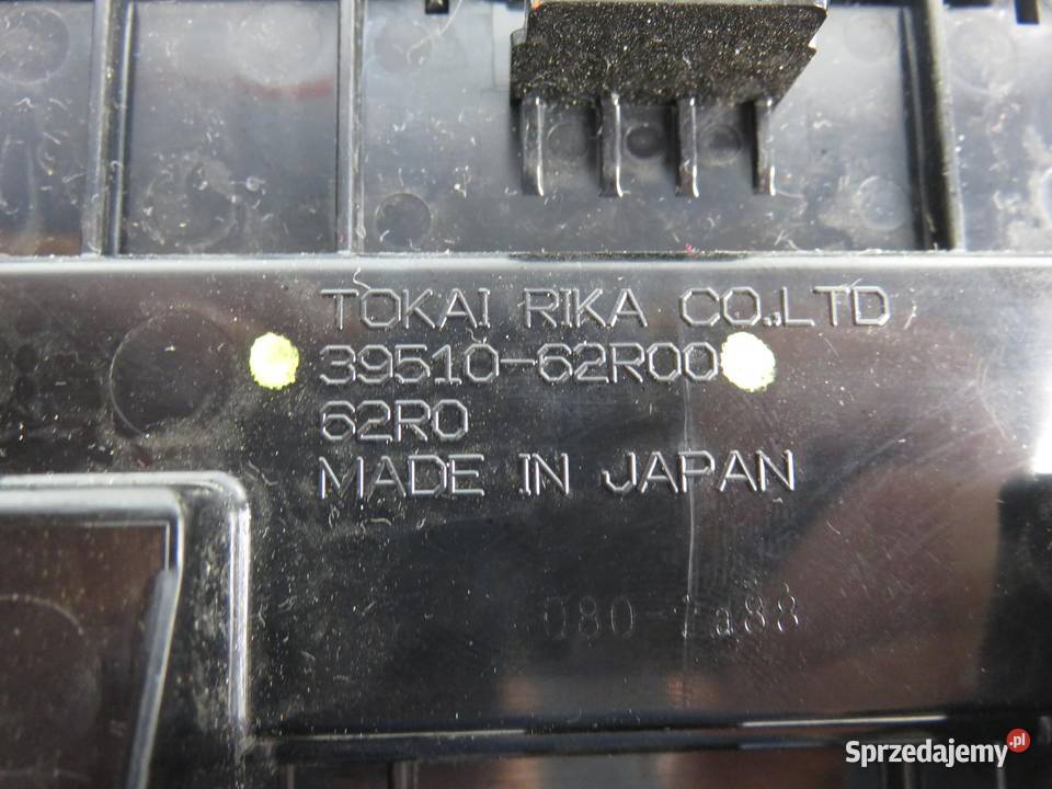 KLIMATRONIK SUZUKI IGNIS III 3951062R00 Panele sterowania, przełączniki