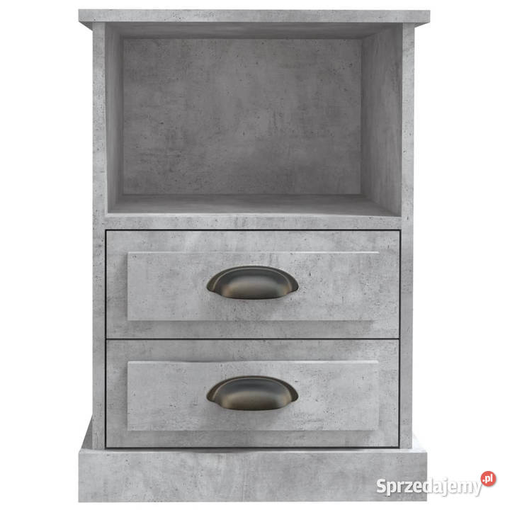 Szafka nocna szarość betonu 43x36x60 WM816336