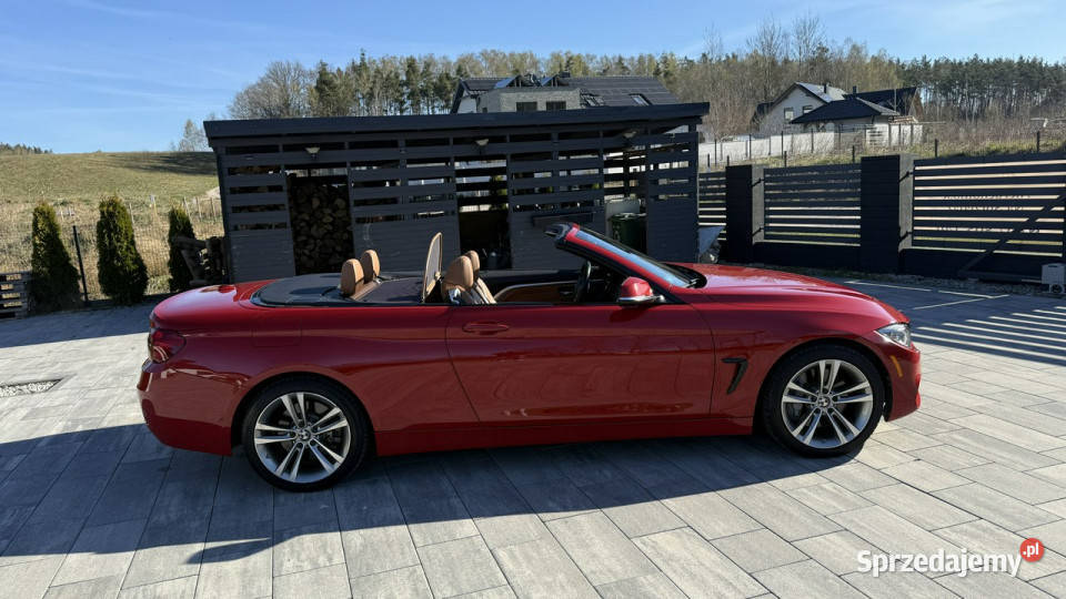 BMW 440 440i kabriolet 326 bezwypadkowy piękny czerwony Gdańsk