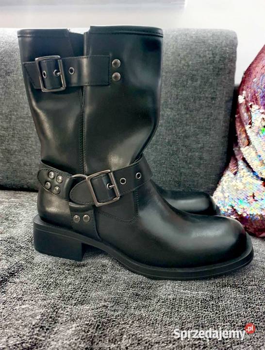 RESERVED PREMIUM skórzane buty kozaki botki Leszno sprzedam