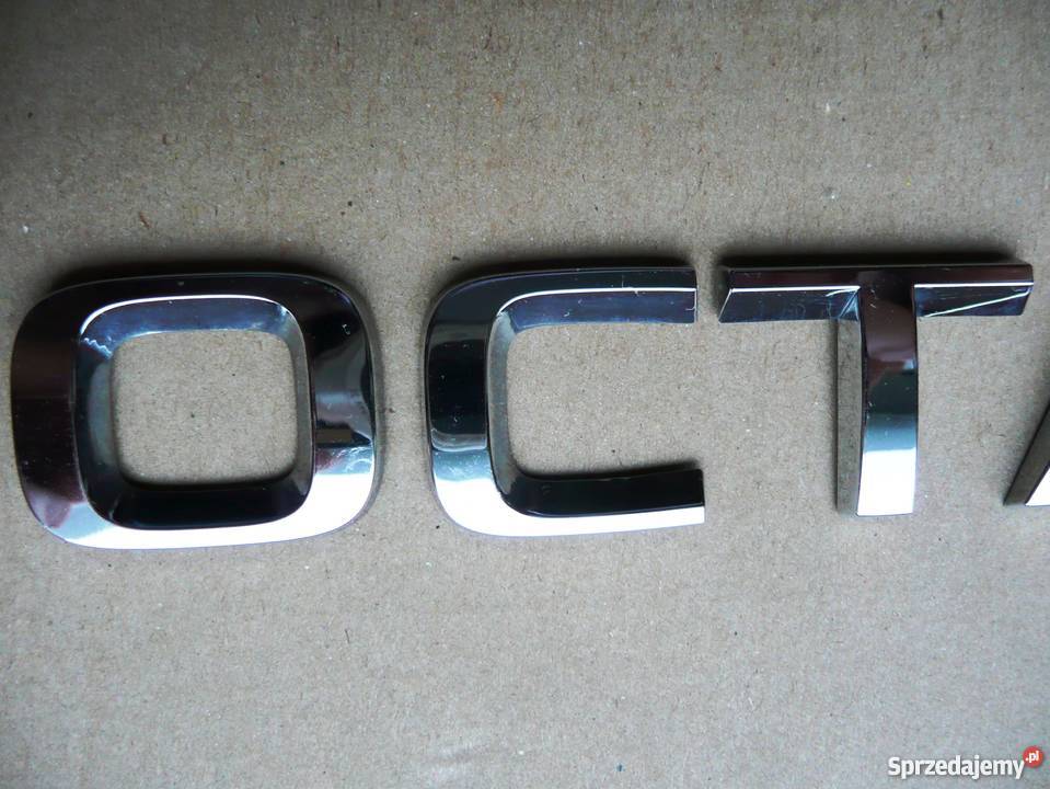 Napis emblemat Skoda Octavia III Piastów