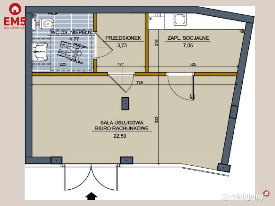 Sprzedam lokal Białystok 38m2 sprzedam