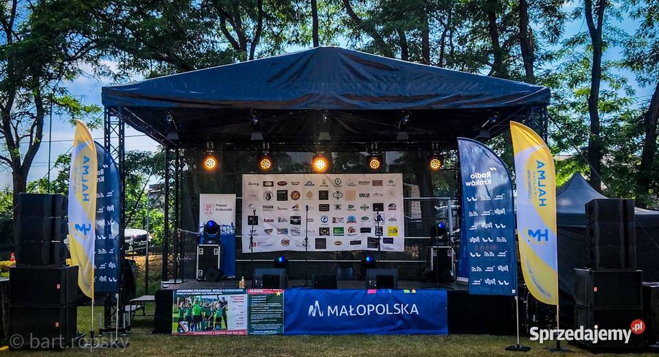 Wynajem Scena Mobilna 8x6 Scena Nagłośnienie Pozostałe Kraków sprzedam