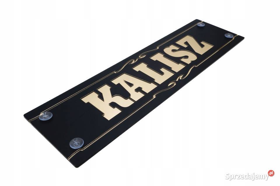 Tablica z imieniem PREMIUM 49x14 GOLD złoto 4 wielkopolskie sprzedam