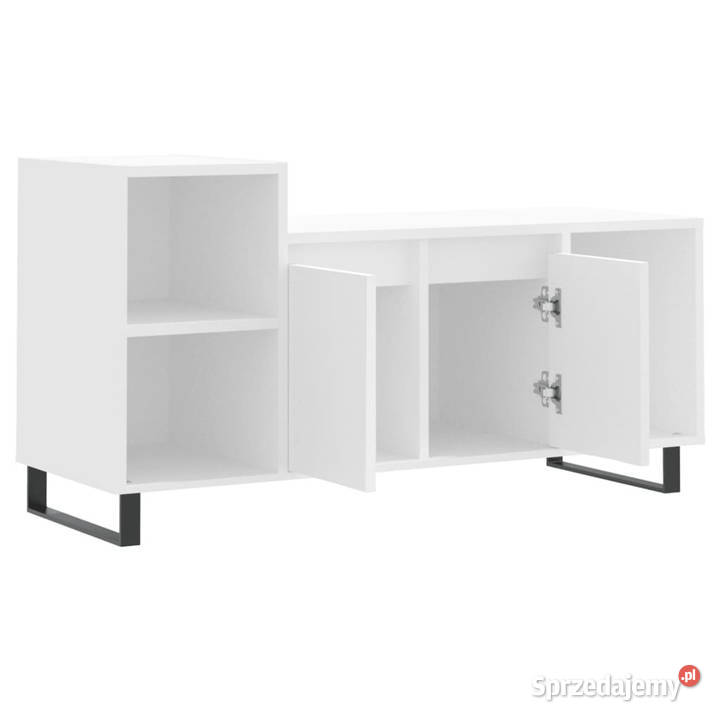 Szafka pod TV biała 100x35x55 materiał Warszawa
