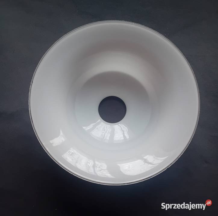 Klosz do lampy lampy art deco szkło warstwowe wielkopolskie Koźminek