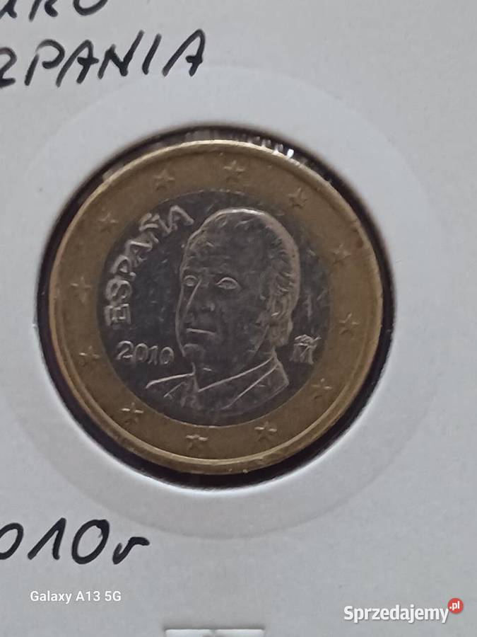 1 Euro Hiszpania 2010 r Konin sprzedam