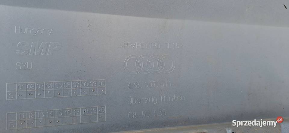 AUDI Q8 SLINE SQ8 ZDERZAK TYŁ TYLNY DOKŁADKA PDC osobowe