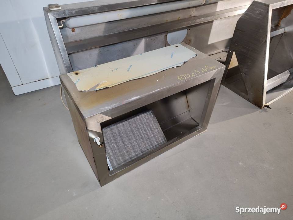 Okapy gastronomiczne kuchenne ze stali