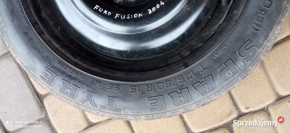 Koło dojazdowe Ford Fusion T12580R15 podkarpackie Oleszyce